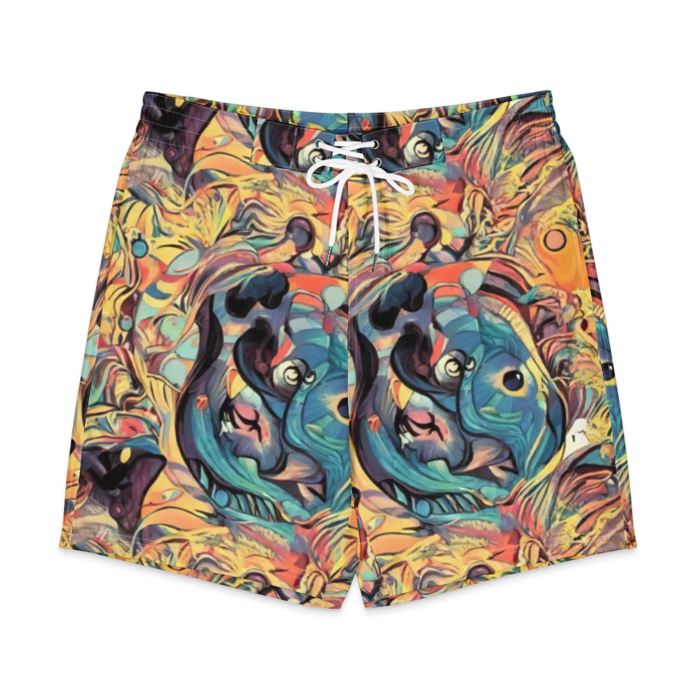 Harmonic Dream on Men's Board Shorts — Front