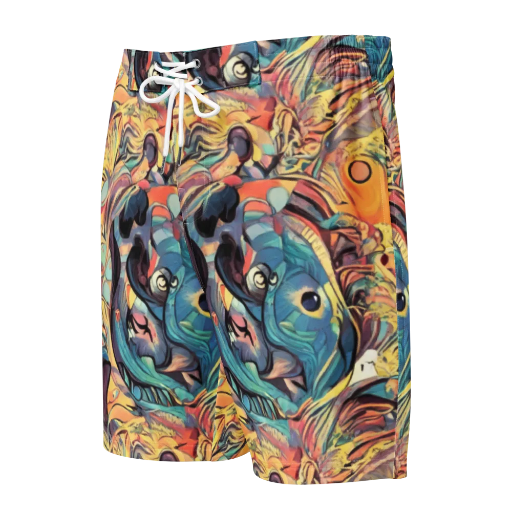 Harmonic Dream on Men's Board Shorts — Front