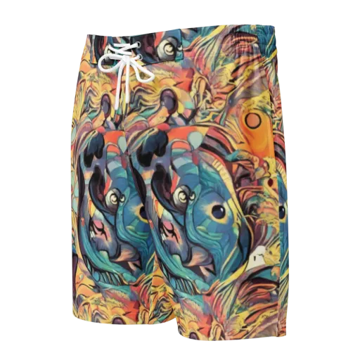 Harmonic Dream on a Men's Board Shorts