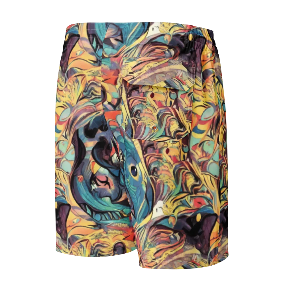 Harmonic Dream on Men's Board Shorts — Back