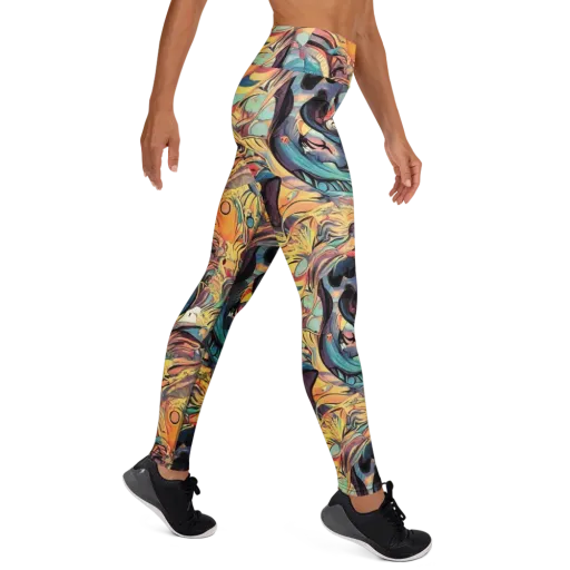 Harmonic Dream on a Yoga Leggings