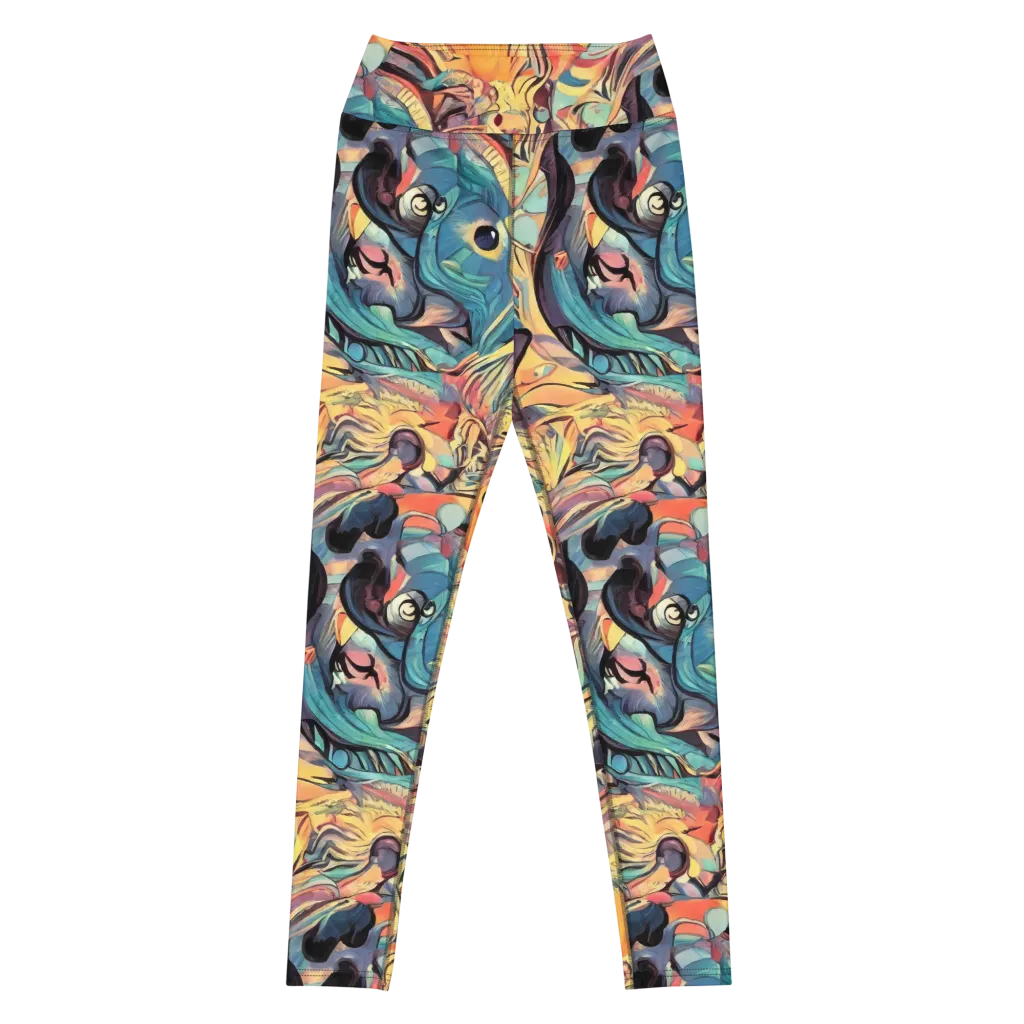 Harmonic Dream on Yoga Leggings — Front