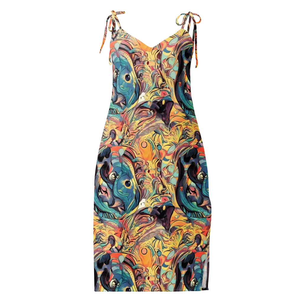 Harmonic Dream on Slip Dress — Front
