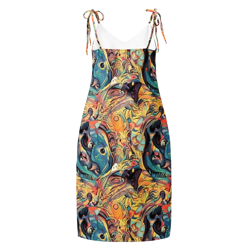 Harmonic Dream on Slip Dress — Back
