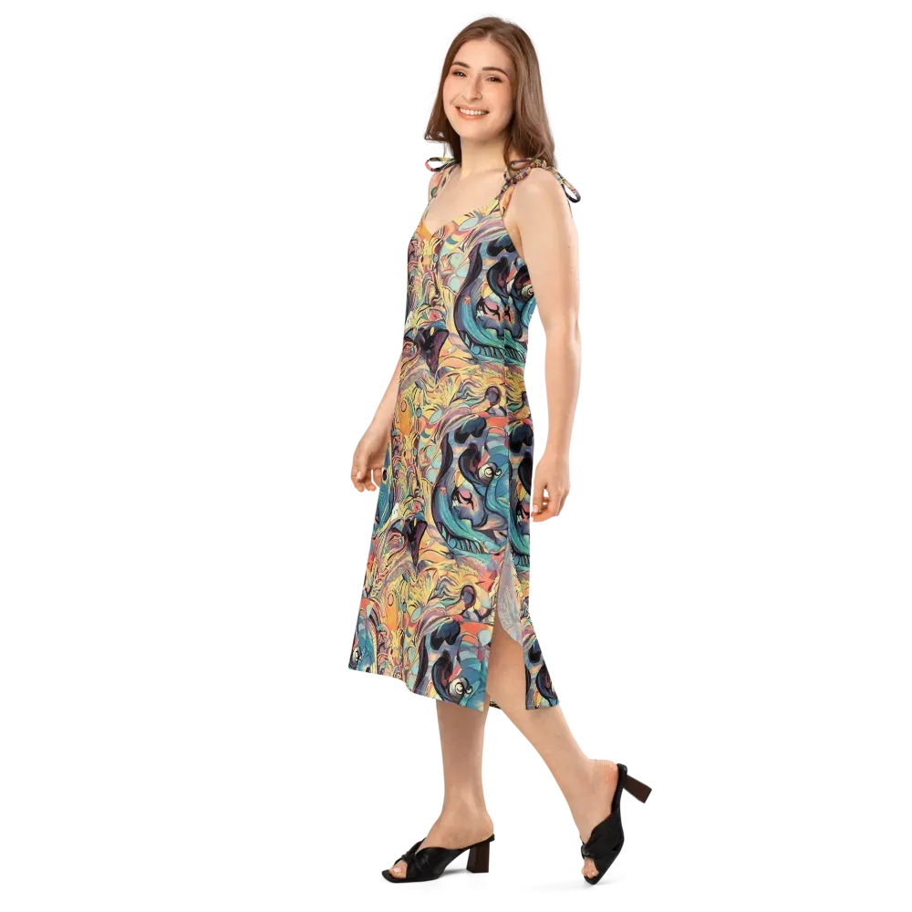 Harmonic Dream on Slip Dress — Left Front