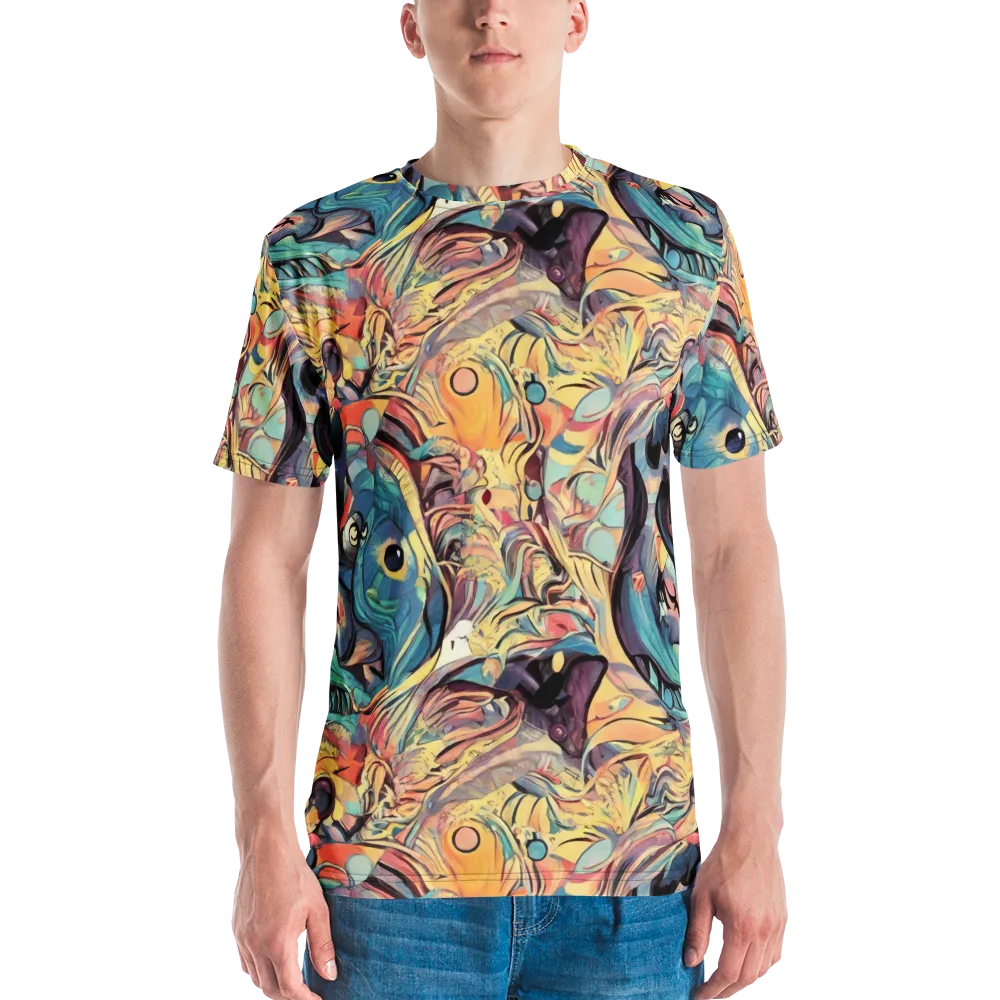 Harmonic Dream on Men's Crew Neck T-Shirt — Front