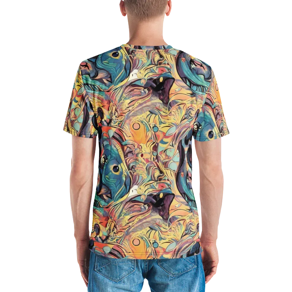 Harmonic Dream on Men's Crew Neck T-Shirt — Back