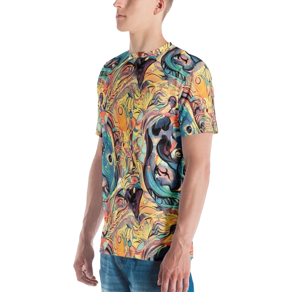 Harmonic Dream on Men's Crew Neck T-Shirt — Left