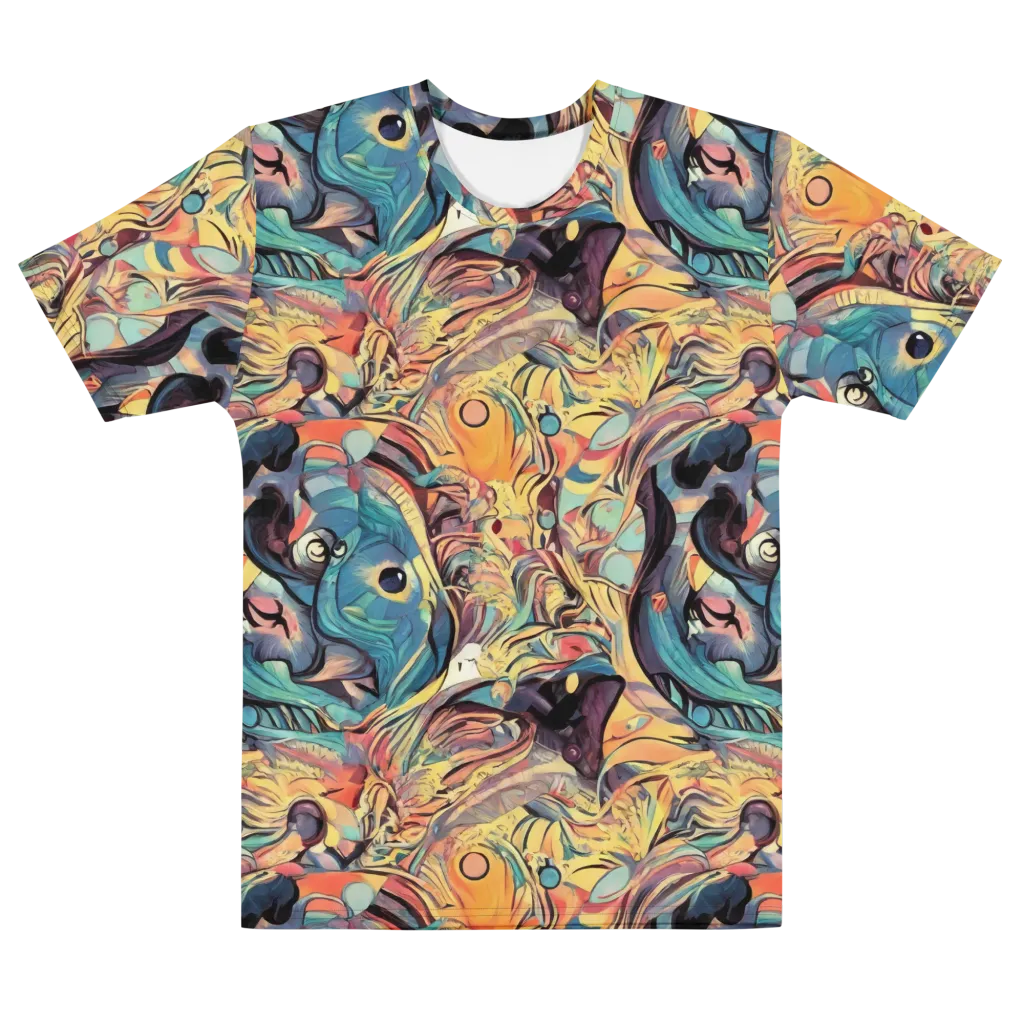 Harmonic Dream on Men's Crew Neck T-Shirt — Front