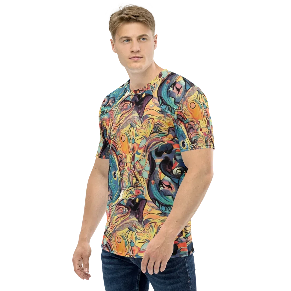 Harmonic Dream on Men's Crew Neck T-Shirt — Left