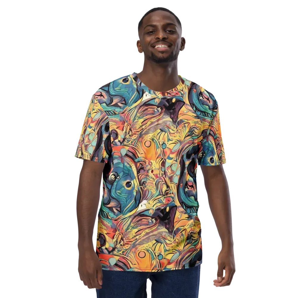 Harmonic Dream on Men's Crew Neck T-Shirt — Front