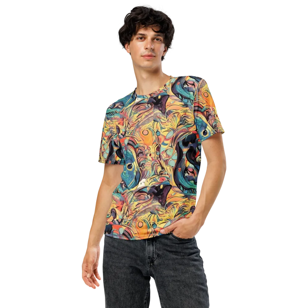 Harmonic Dream on Men's Crew Neck T-Shirt — Front