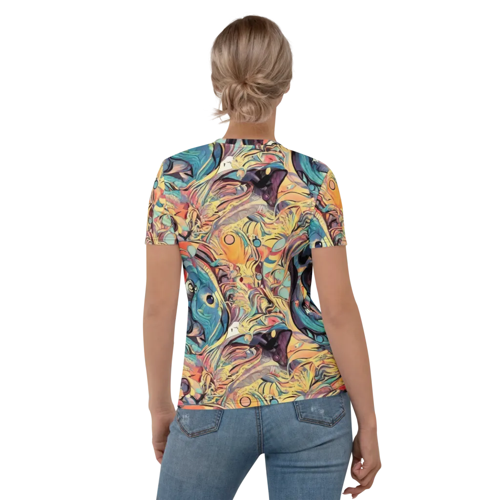 Harmonic Dream on Women's Crew Neck T-Shirt — Back