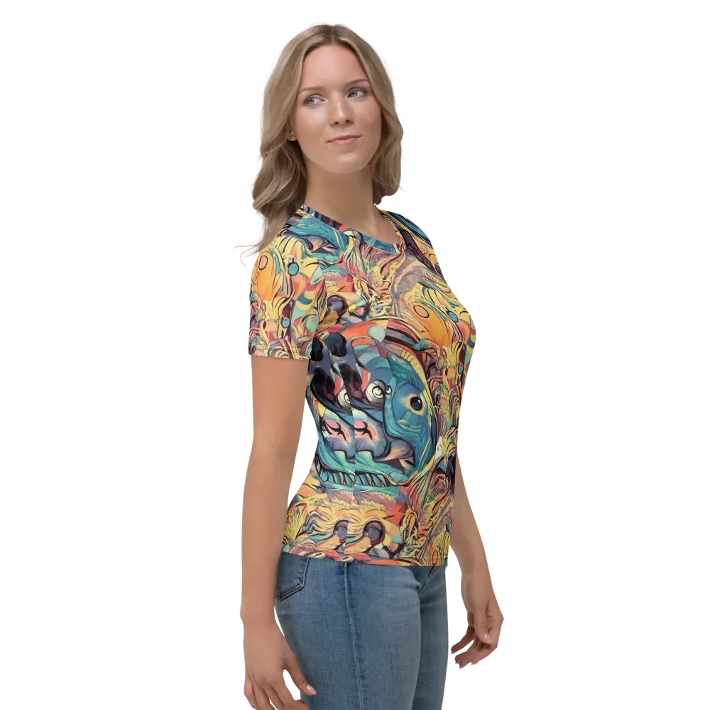 Harmonic Dream on Women's Crew Neck T-Shirt — Right