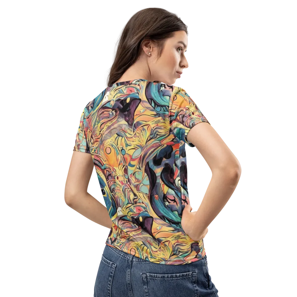 Harmonic Dream on Women's Crew Neck T-Shirt — Back