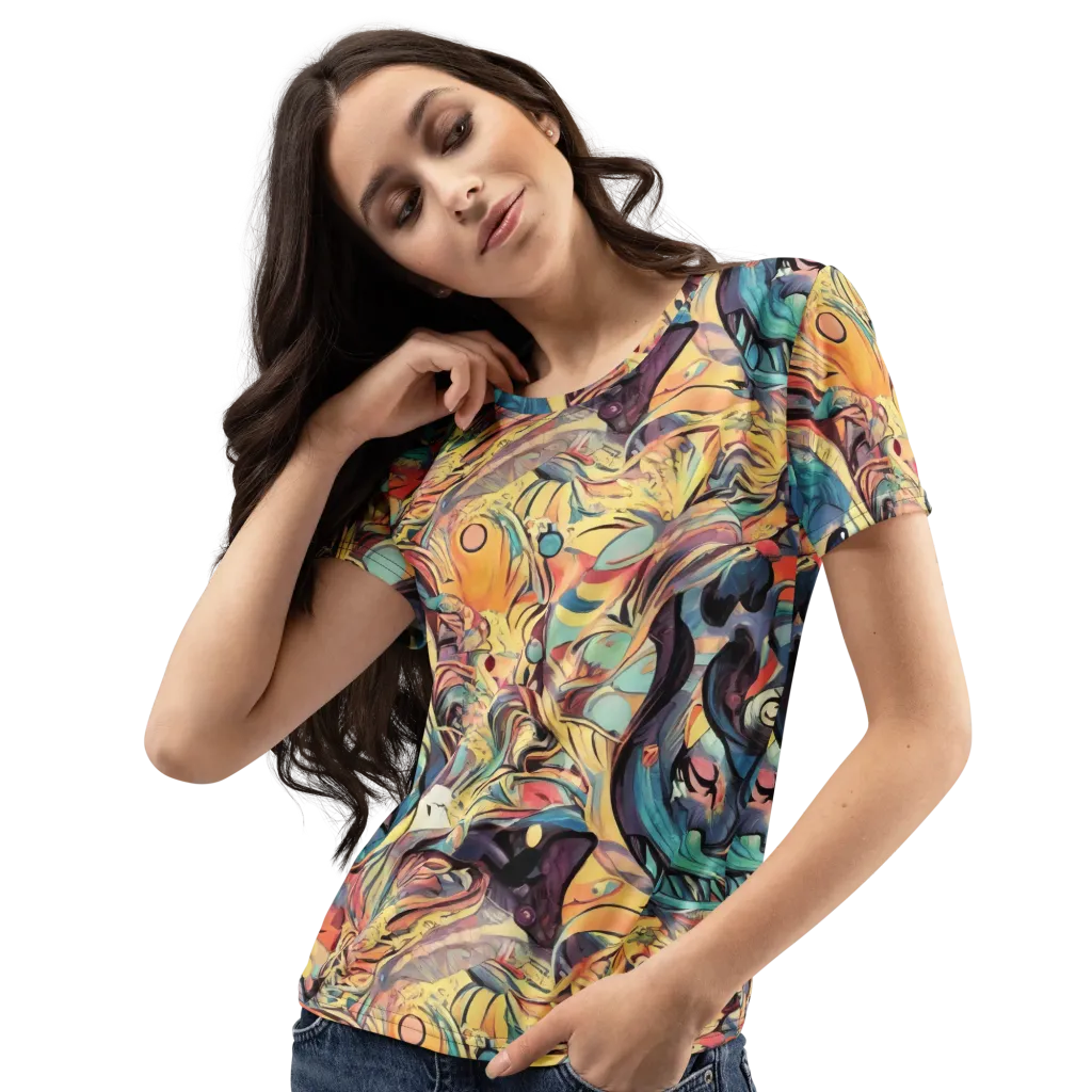 Harmonic Dream on Women's Crew Neck T-Shirt — Left Front