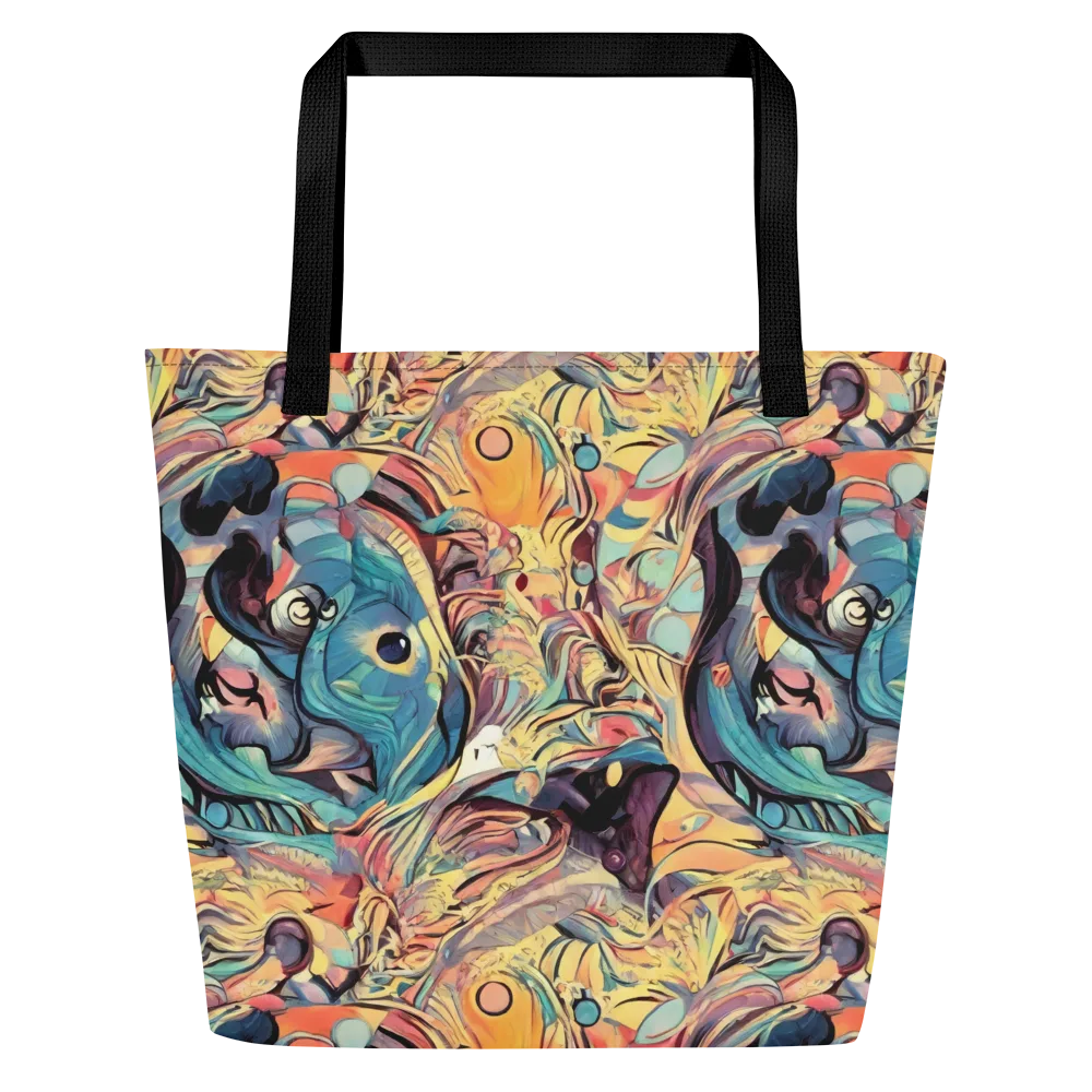 Harmonic Dream on Large Tote Bag W/ Pocket — Front