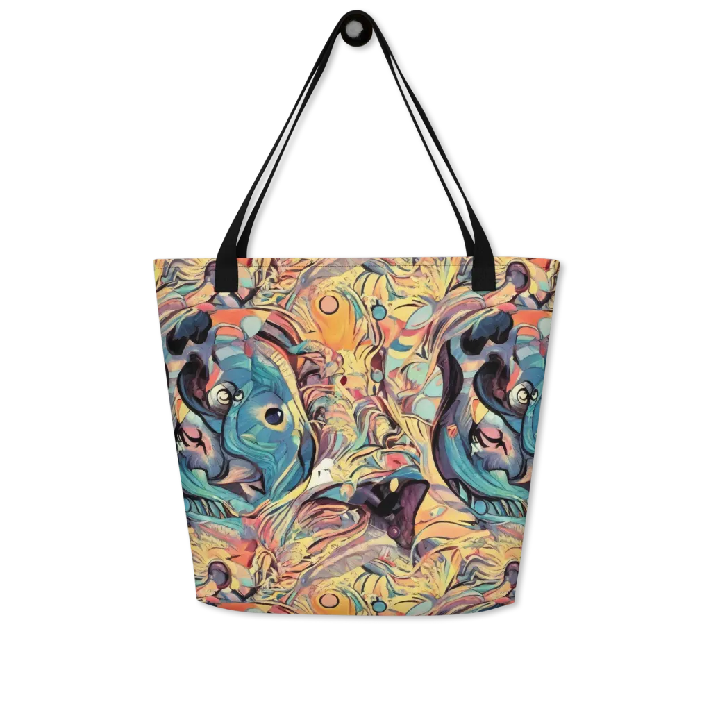 Harmonic Dream on Large Tote Bag W/ Pocket — Front