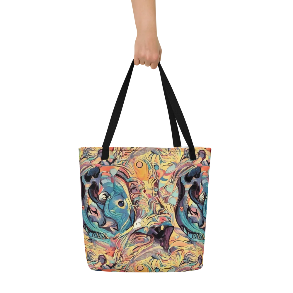 Harmonic Dream on Large Tote Bag W/ Pocket — Front