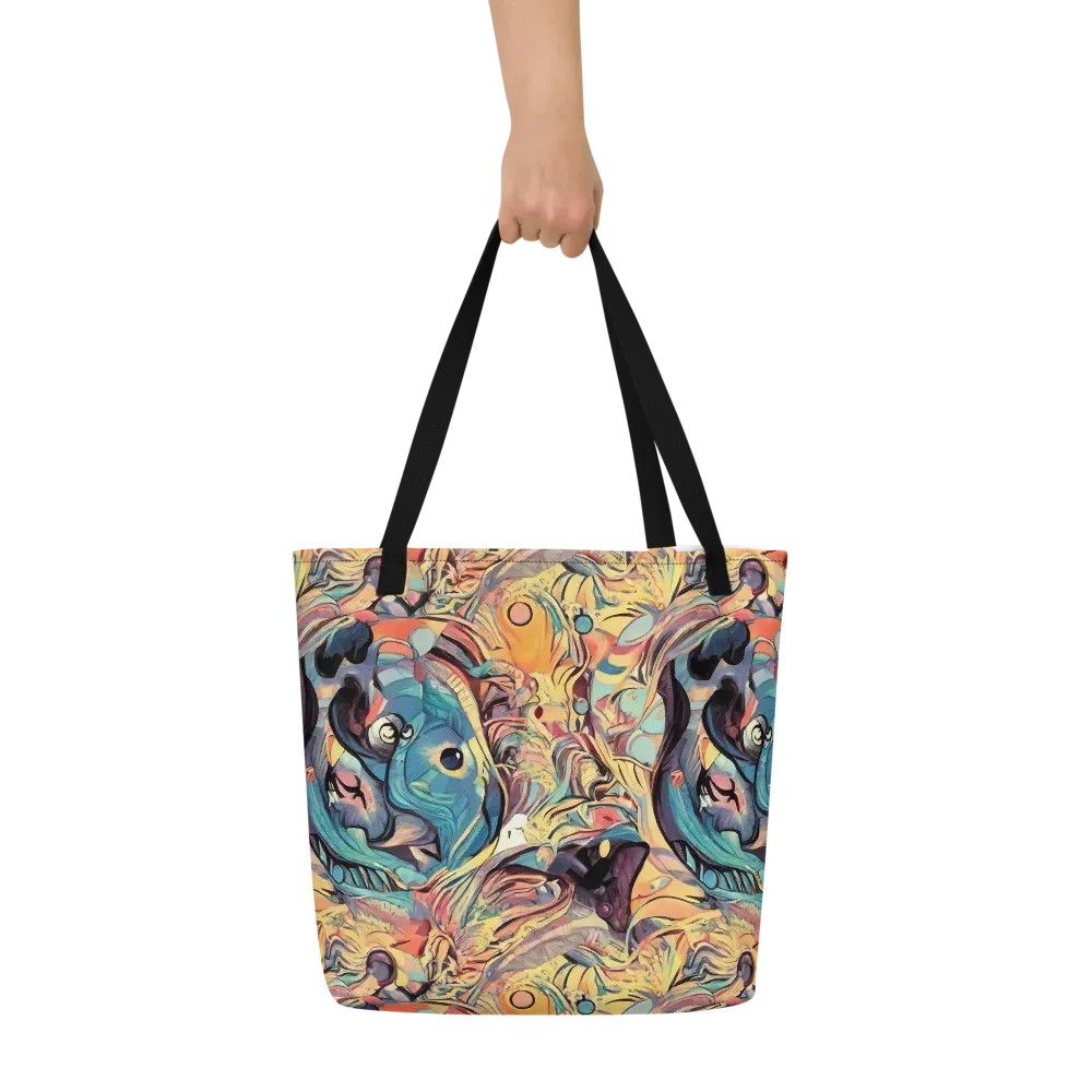 Harmonic Dream on Large Tote Bag W/ Pocket — Front