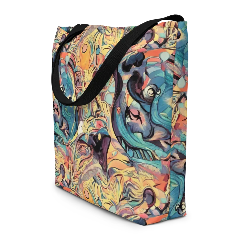 Harmonic Dream on Large Tote Bag W/ Pocket — Front