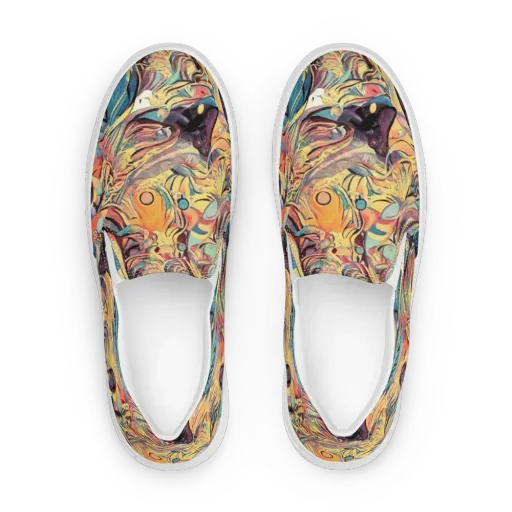 Harmonic Dream on a Women's Slip-On Canvas Shoes