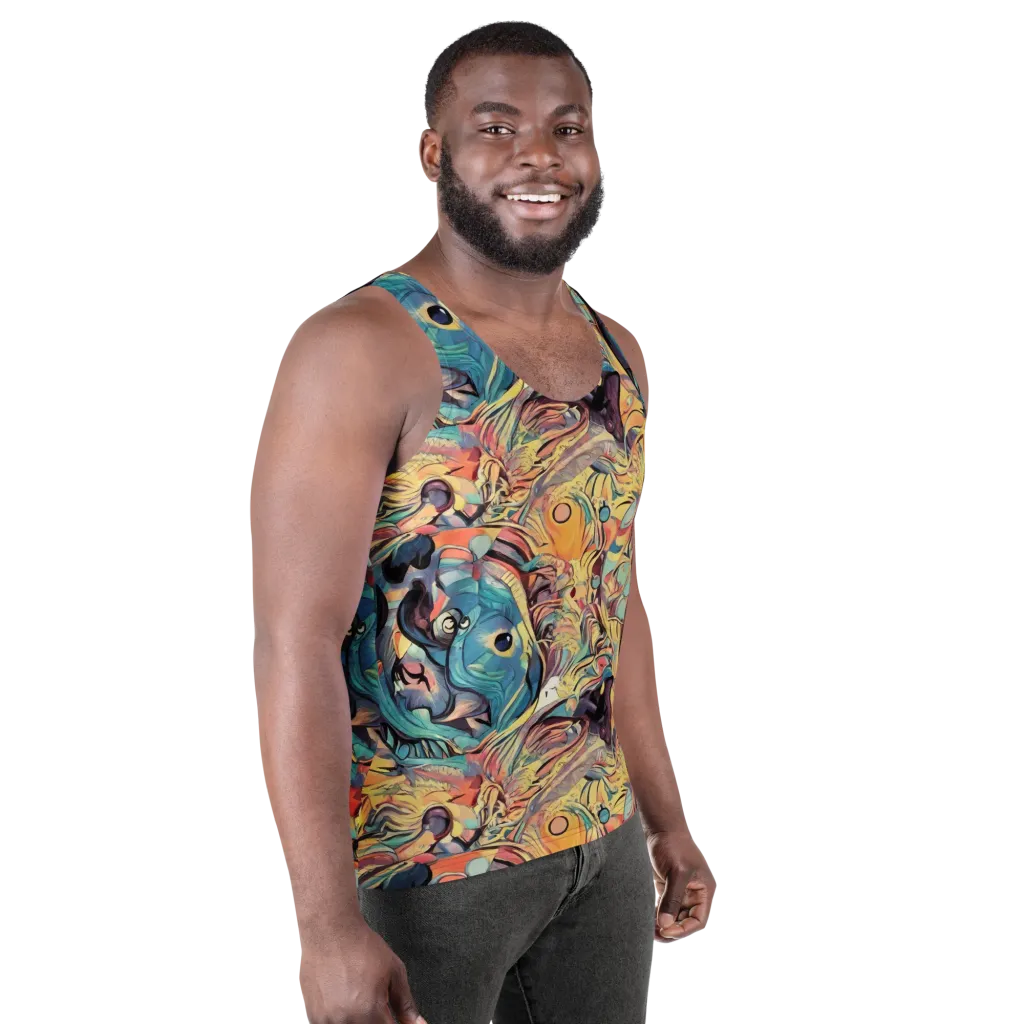 Harmonic Dream on Men's Tank Top — Right Front
