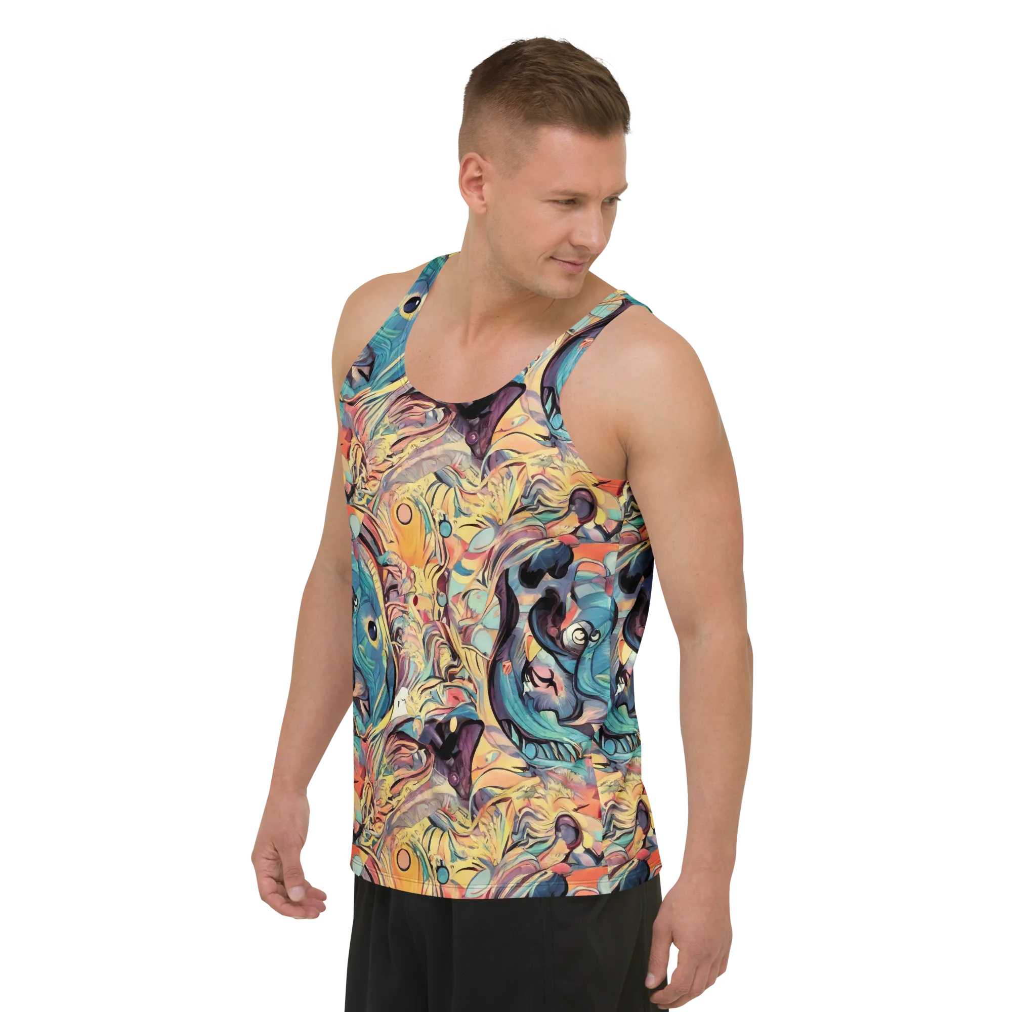 Harmonic Dream on Men's Tank Top — Left Front