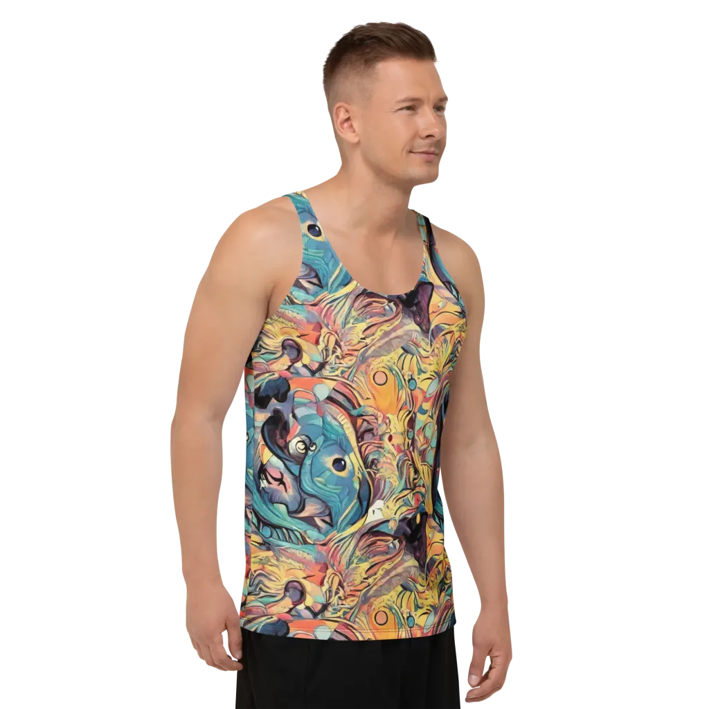 Harmonic Dream on Men's Tank Top — Right Front