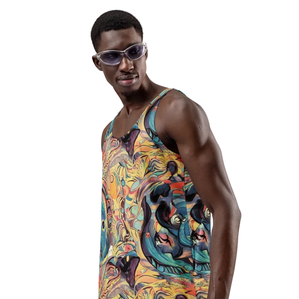 Harmonic Dream on Men's Tank Top — Left