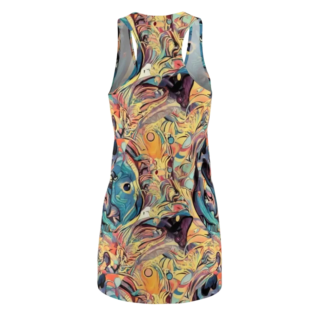 Harmonic Dream on Racerback Dress — Back
