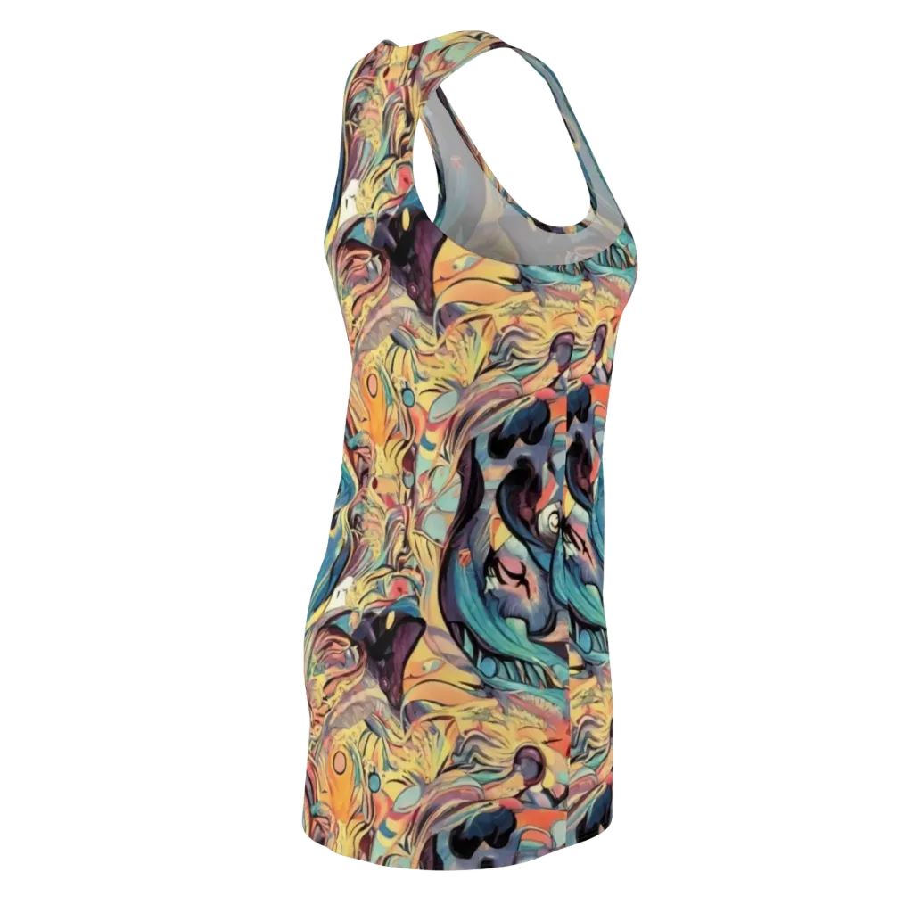 Harmonic Dream on Racerback Dress — Back Side
