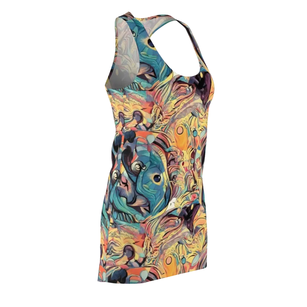 Harmonic Dream on Racerback Dress — Front Side