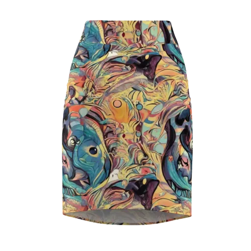 Harmonic Dream on a Pencil Skirt