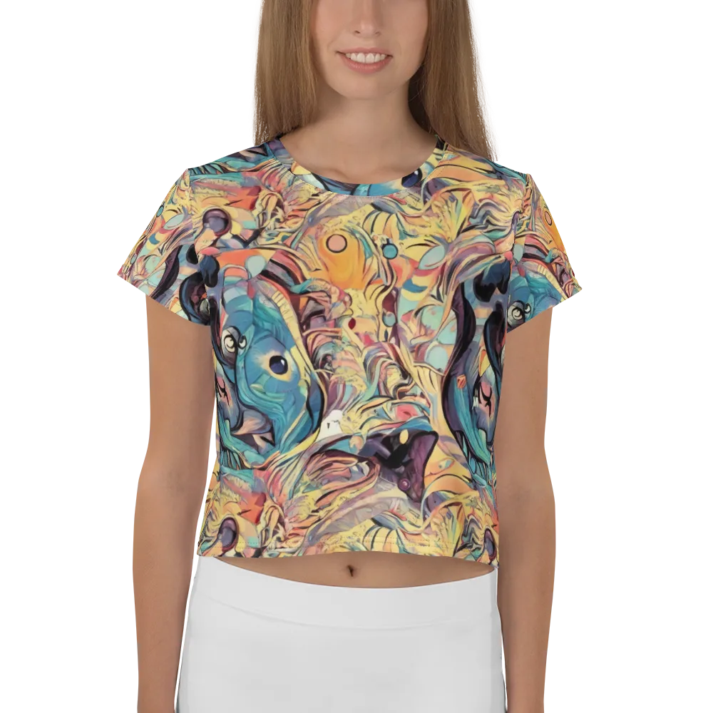 Harmonic Dream on Crop Tee — Front