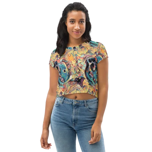 Harmonic Dream on a Crop Tee