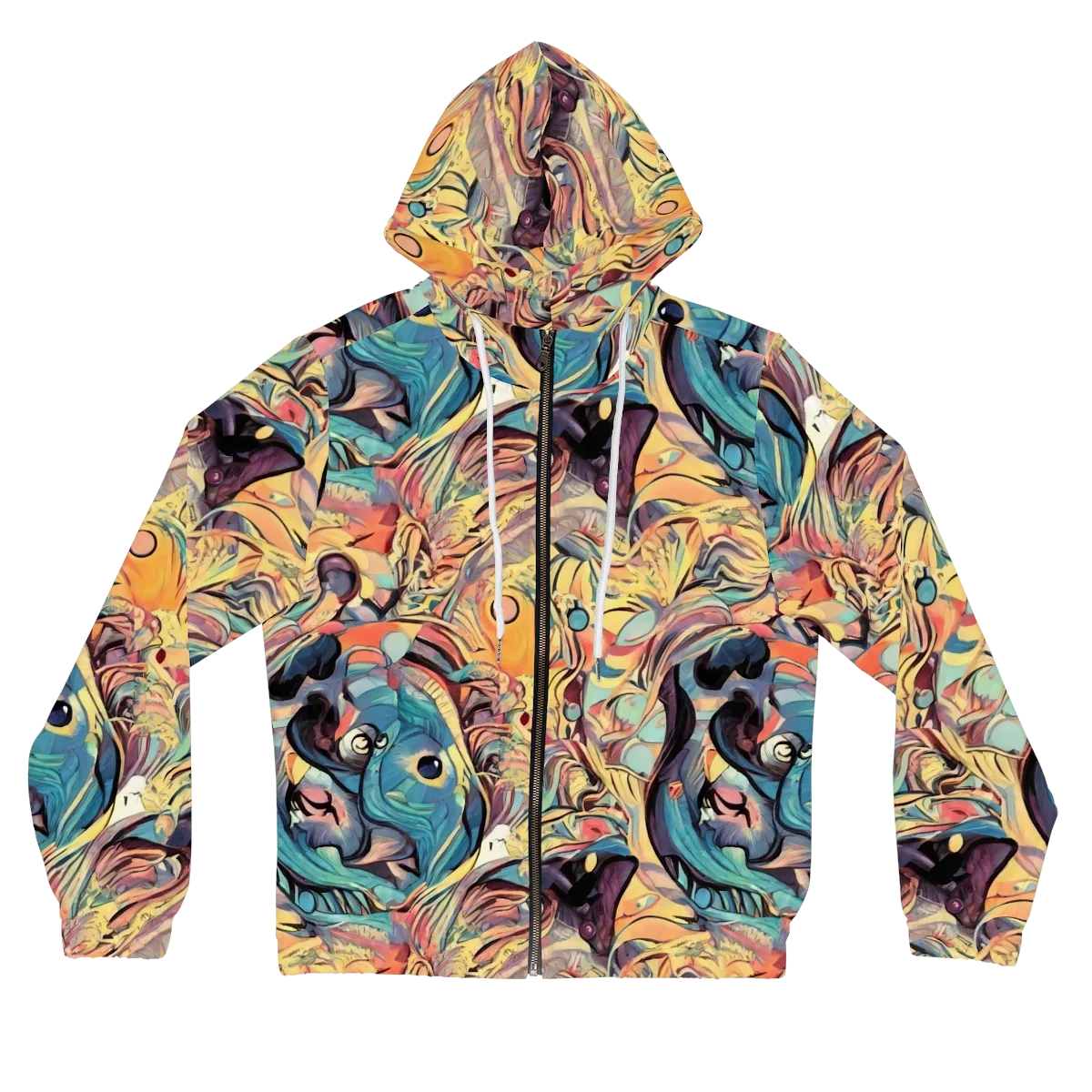 Harmonic Dream on Women's Full-Zip Hoodie — Front