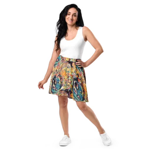 Harmonic Dream on a Skater Skirt
