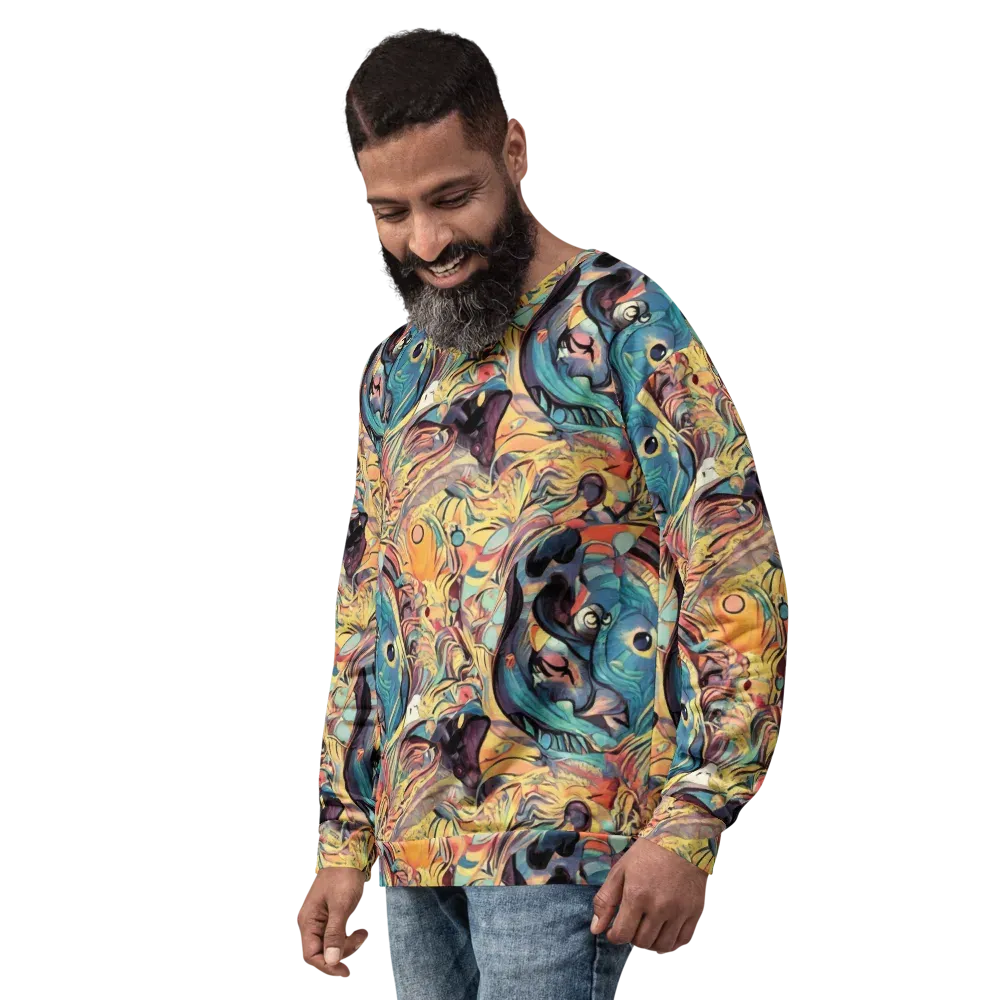 Harmonic Dream on Sweatshirt — Left Front