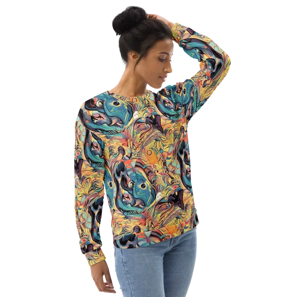 Harmonic Dream on Sweatshirt — Right Front