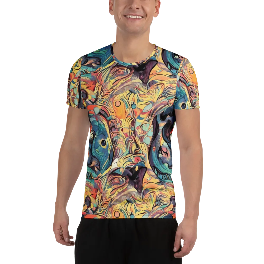 Harmonic Dream on Men's Athletic T-Shirt — Front