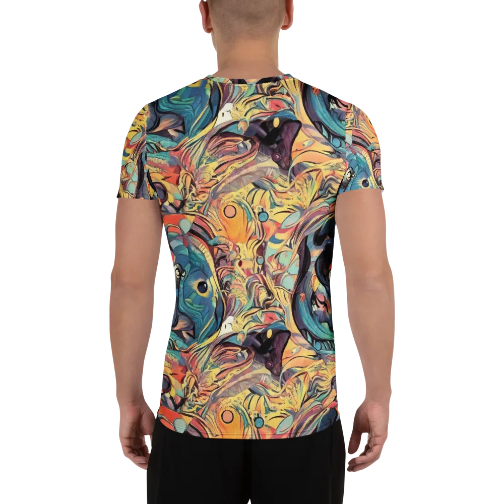 Harmonic Dream on Men's Athletic T-Shirt — Back