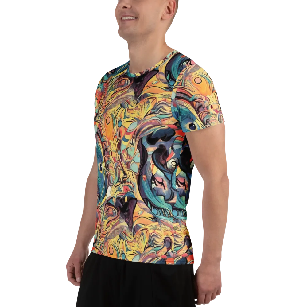 Harmonic Dream on Men's Athletic T-Shirt — Left