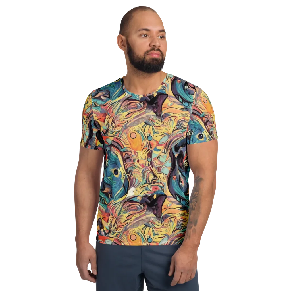 Harmonic Dream on Men's Athletic T-Shirt — Front