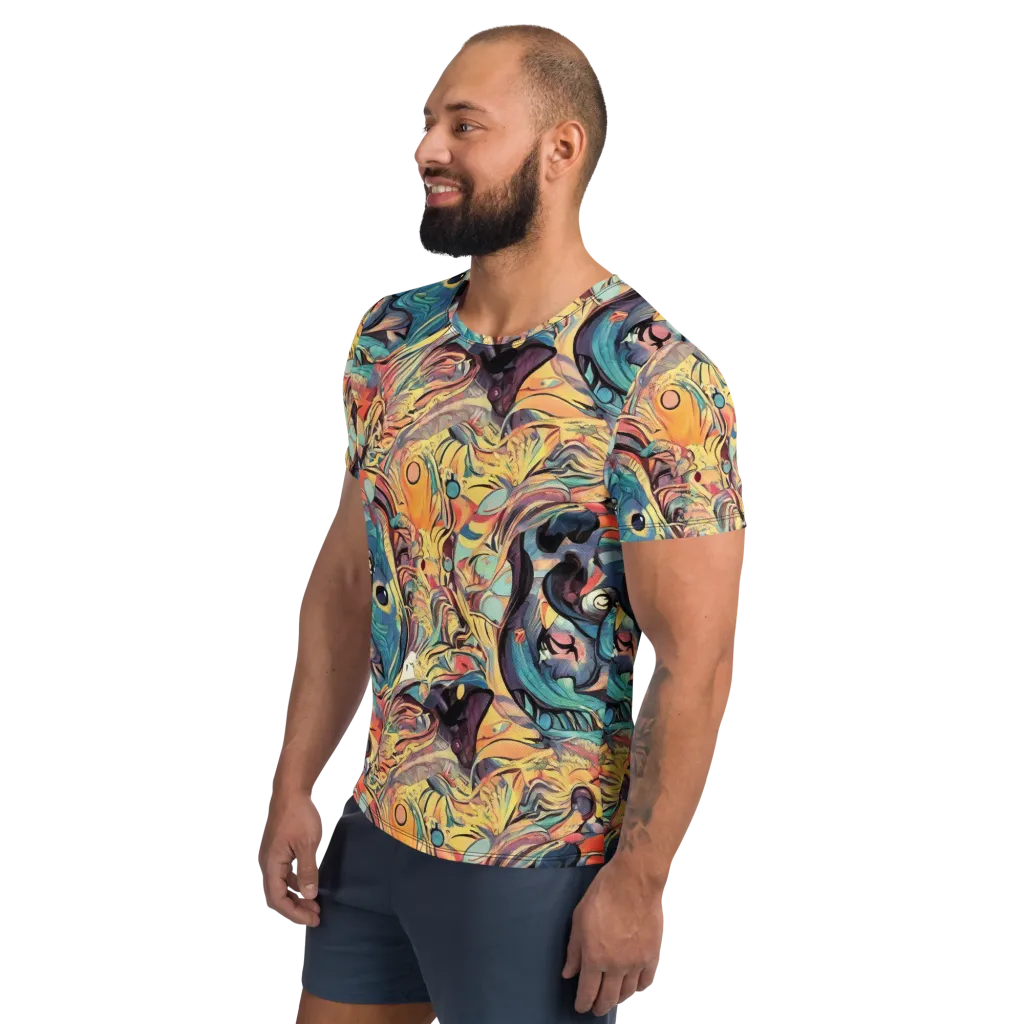 Harmonic Dream on Men's Athletic T-Shirt — Left