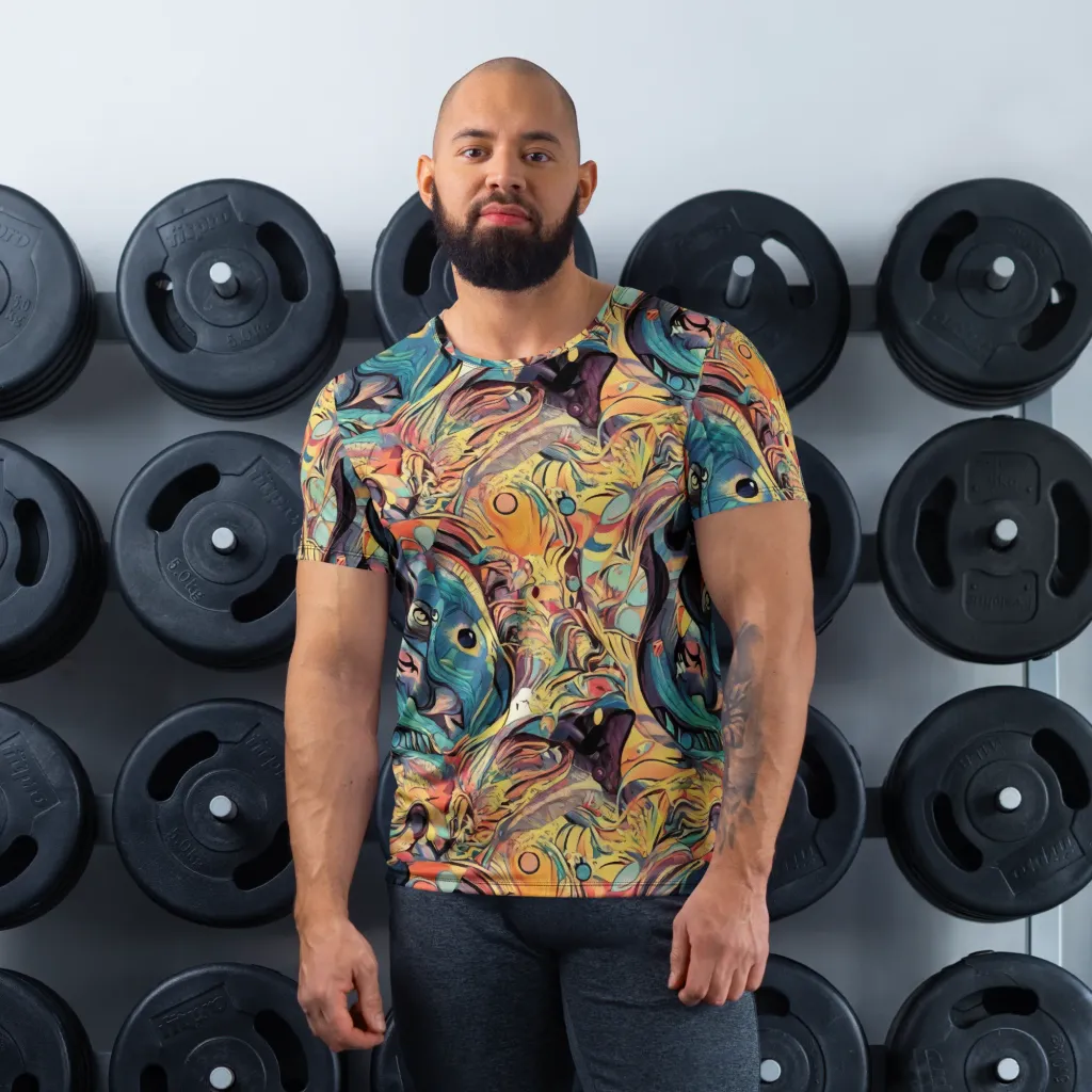 Harmonic Dream on Men's Athletic T-Shirt — Front