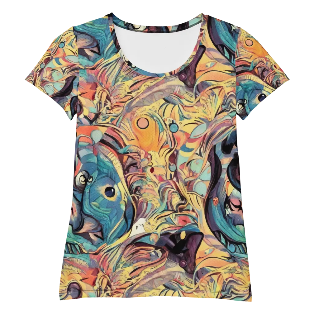 Harmonic Dream on Women's Athletic T-Shirt — Front