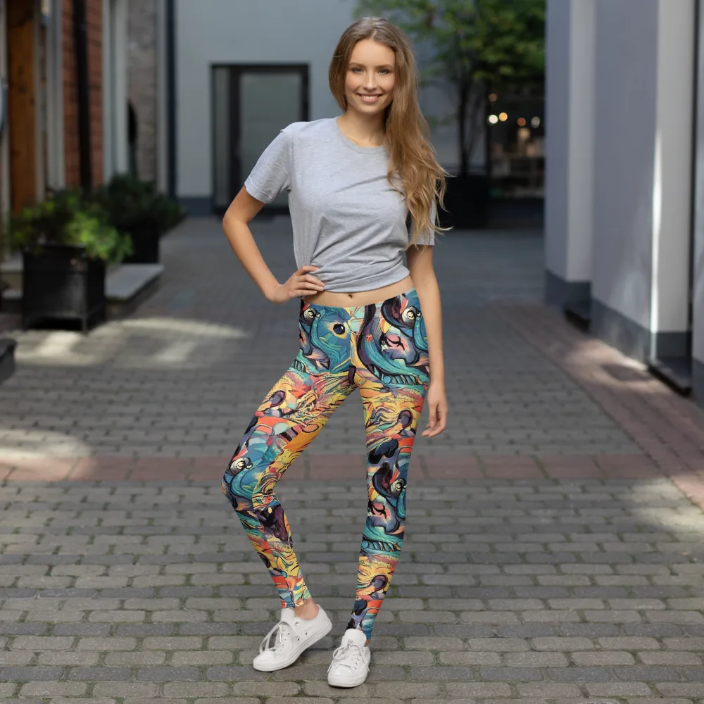 Harmonic Dream on Leggings — Front