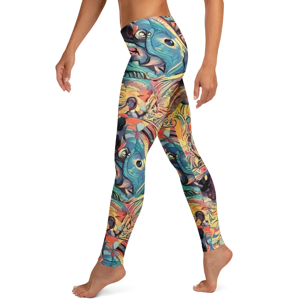 Harmonic Dream on Leggings — Left