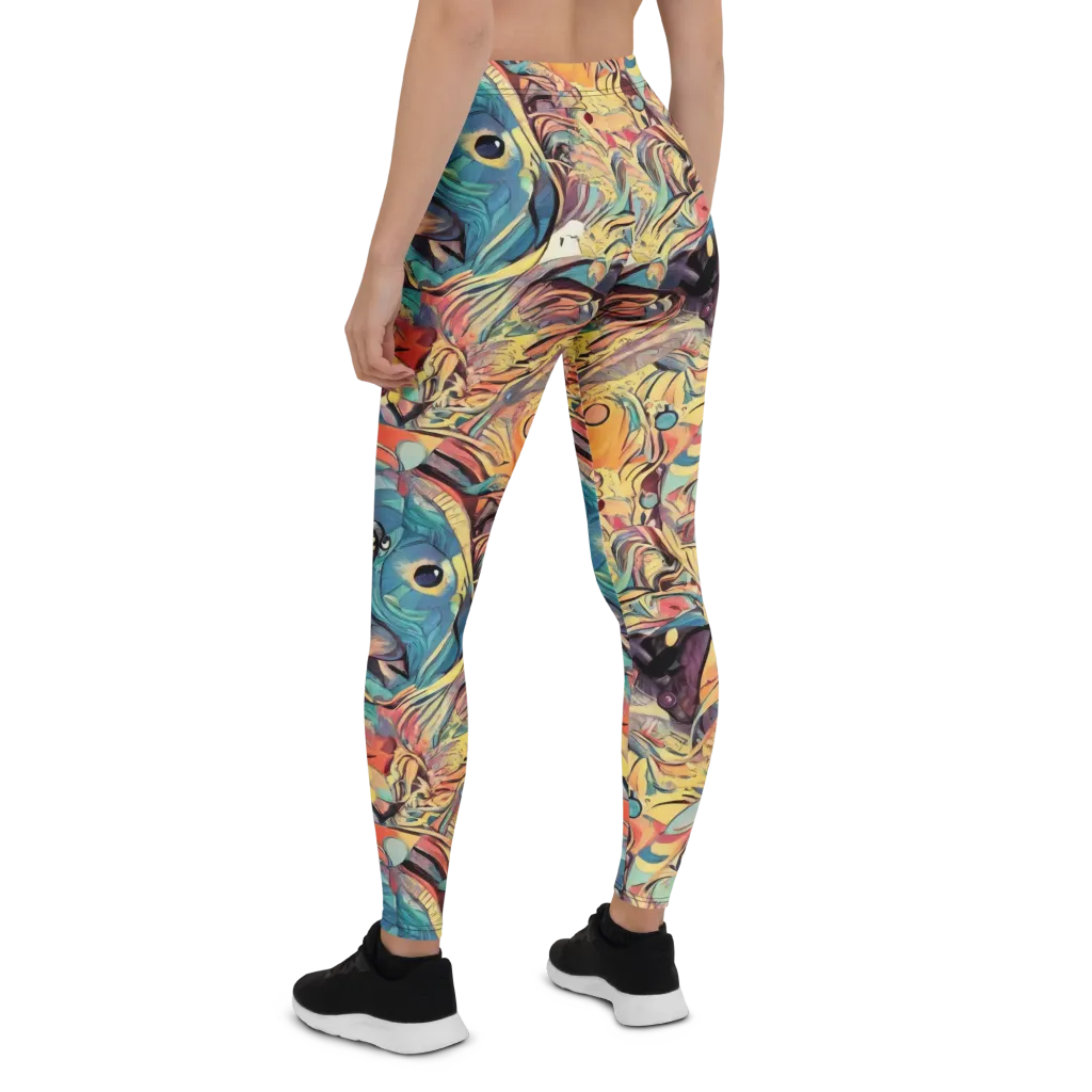 Harmonic Dream on Leggings — Back